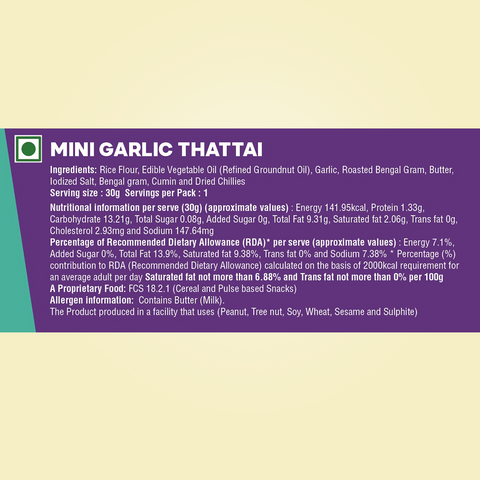 Garlic Thattai